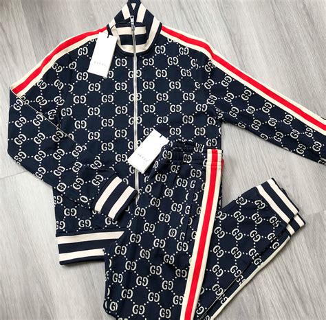 white gucci jogging suit|gucci tracksuit price.